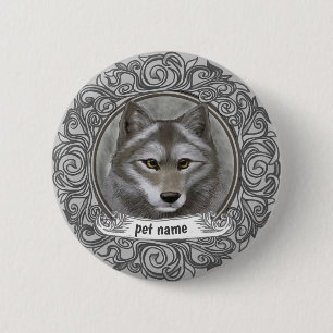 Wolf Ronde Button 5,7 Cm