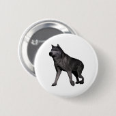 Wolf Ronde Button 5,7 Cm (Voorkant /achterkant)