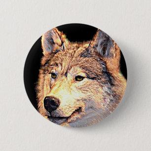 Wolf Ronde Button 5,7 Cm