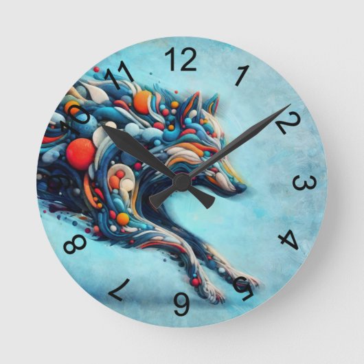 Wolf Ronde Klok (Voorkant)
