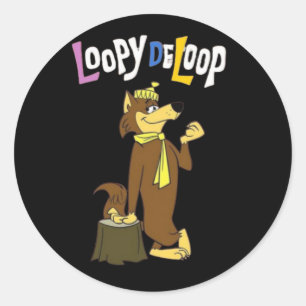 Wolf Ronde Sticker