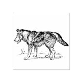 Wolf Rubberstempel (Afrduk)