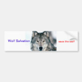 Wolf Salvation Bumpersticker (Voorkant)