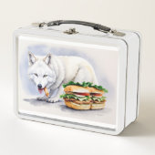 Wolf & Sandwich Lunchtrommel (Voorkant)