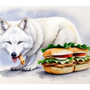 Wolf & Sandwich Lunchtrommel