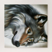 Wolf Schilderij Legpuzzel (Horizontaal)