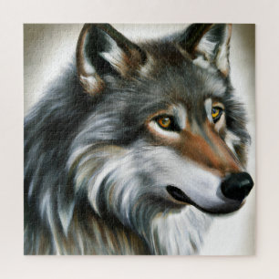 Wolf Schilderij Legpuzzel