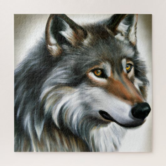 Wolf Schilderij Legpuzzel (Verticaal)
