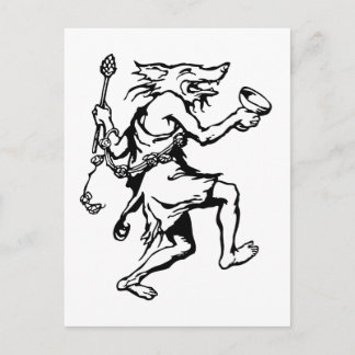 Wolf Shaman Briefkaart