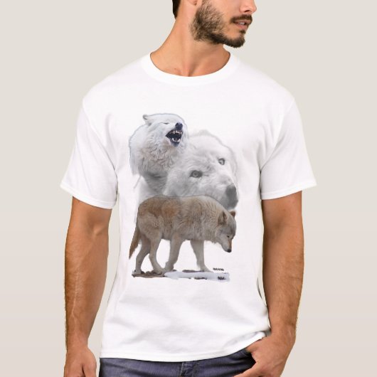 Wolf shirt 2 mannen (Voorkant)