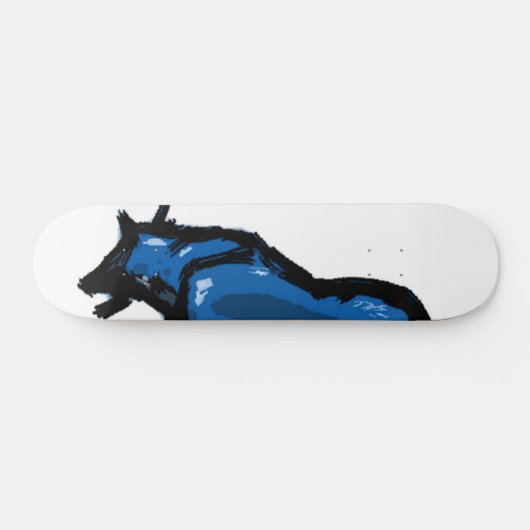Wolf skateboard (Horizontaal)
