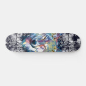 Wolf Skateboard - Blue Wolf Skateboard (Horizontaal)