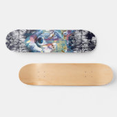 Wolf Skateboard - Blue Wolf Skateboard (Horizontaal)