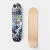 Wolf Skateboard - Blue Wolf Skateboard (Voorkant)
