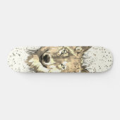 Wolf Skateboard Deck | Sepia Wolf Head (Horizontaal)