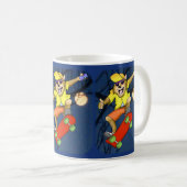 Wolf Skateboarder Mug (Devant droit)