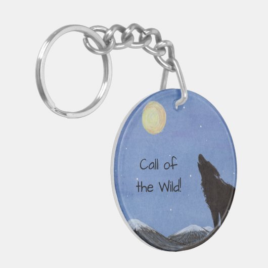 Wolf Sleutelhanger (Voorkant Links)