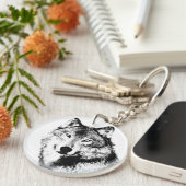 Wolf Sleutelhanger (Voorkant Rechts)