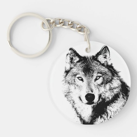 Wolf Sleutelhanger (Voorkant)