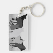 Wolf Sleutelhanger (achterkant)