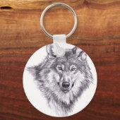 wolf sleutelhanger (Voorkant)
