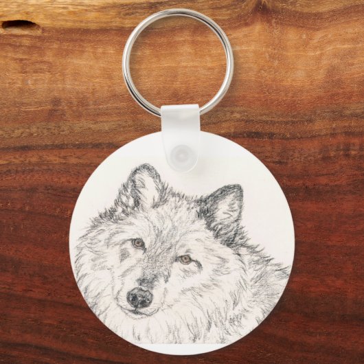 Wolf Sleutelhanger Alpha Vrouw (Voorkant)