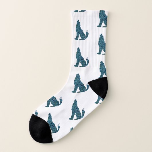 Wolf Socks Sokken (Links - buitenkant)