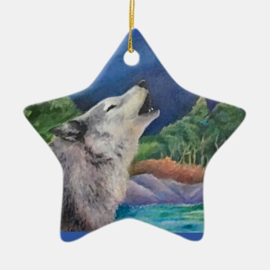 Wolf Song Ornament (Voorkant)