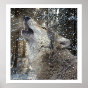 Wolf Song - Pastel Poster