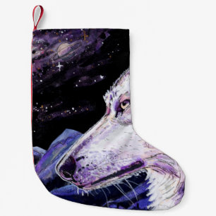 Wolf Space Mountains bosschilderij Kleine Kerstsok