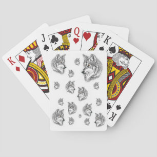 Wolf-speelkaartdeck Pokerkaarten