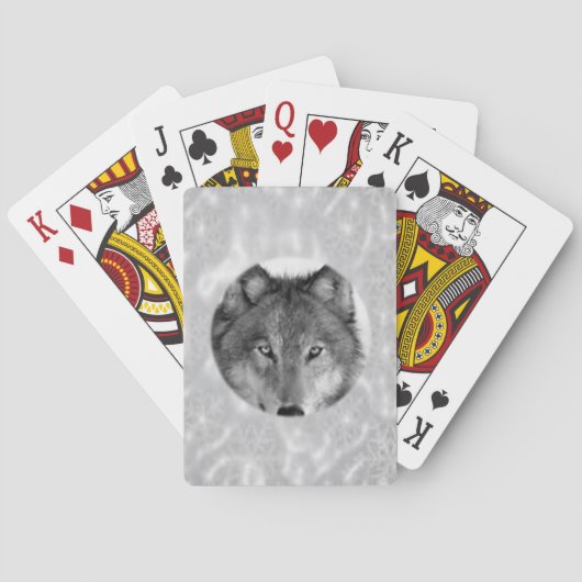 Wolf-speelkaartdeck Pokerkaarten (Achterkant)
