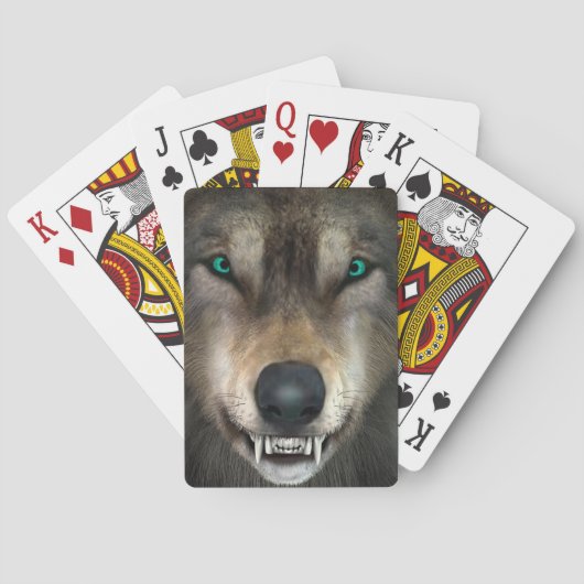 Wolf Speelkaarten (Achterkant)