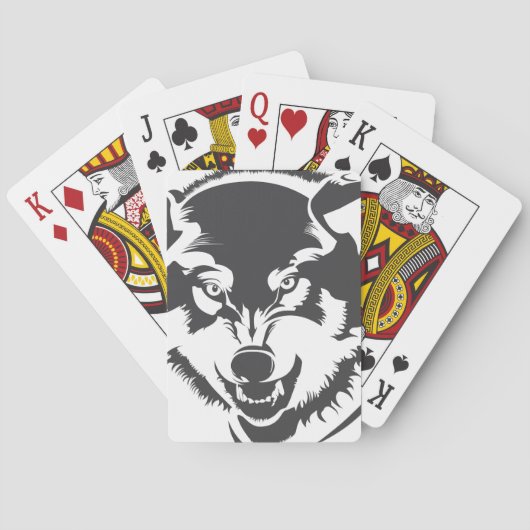 Wolf Speelkaarten (Achterkant)