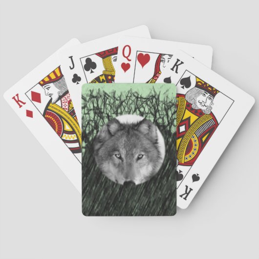 Wolf Speelkaarten Deck (Achterkant)