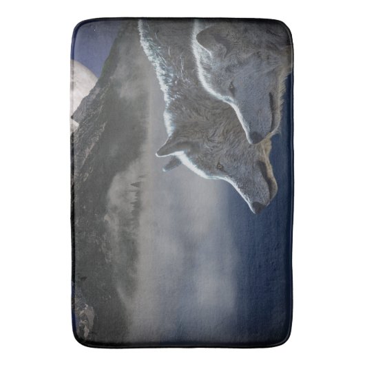 Wolf Spirit Badmat (Voorkant Verticaal)