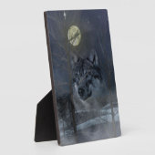 Wolf Spirit Moon Night Fotoplaat (Zijkant)