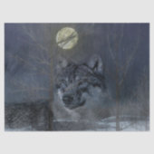 Wolf Spirit Moon Night Tissuepapier (Voorkant)