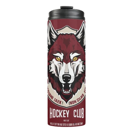 "Wolf Spirit ontketend Thermosbeker (Voorkant)