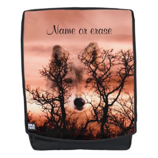 Wolf spirit rugtassen