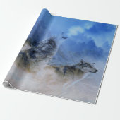 Wolf Spirits Cadeaupapier (Uitgerold)