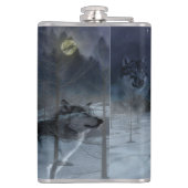 Wolf Spirits Howling Heupfles (Achterkant)