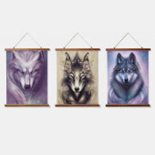 Wolf spirituel accroché à la tapisserie (Tripler)