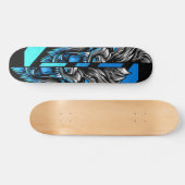 Wolf Split Head Skateboard (Horizontaal)