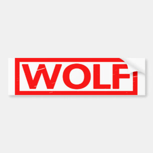 Wolf Stamp Bumpersticker
