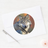 Wolf Staring Sticker (Envelop)