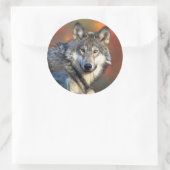 Wolf Staring Sticker (Tas)
