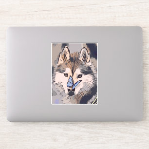 wolf sticker