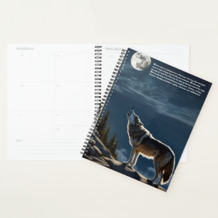 Wolf symboliek kalender planner