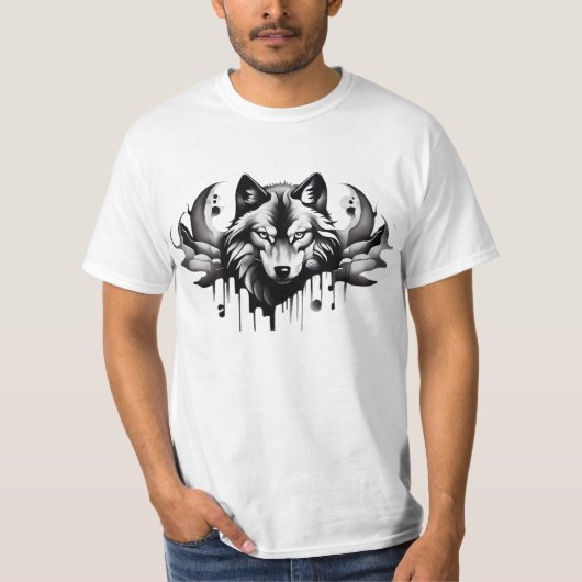 Wolf T-Shirt Collection Tatouages (Devant)